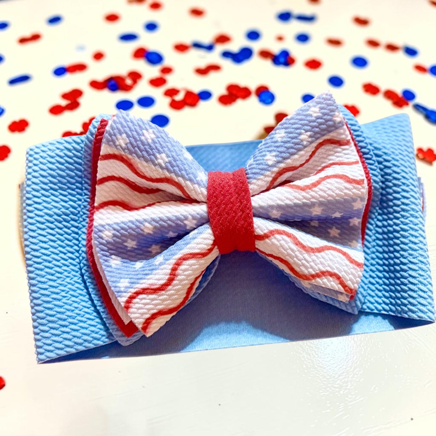Flag Headband bow