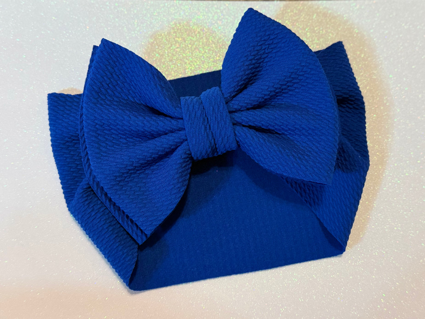 Royal Blue Headband bow