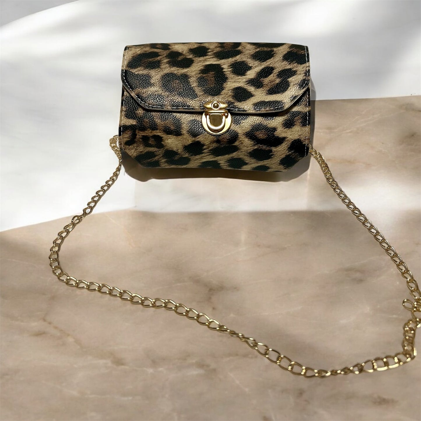 Leopard Print Purse