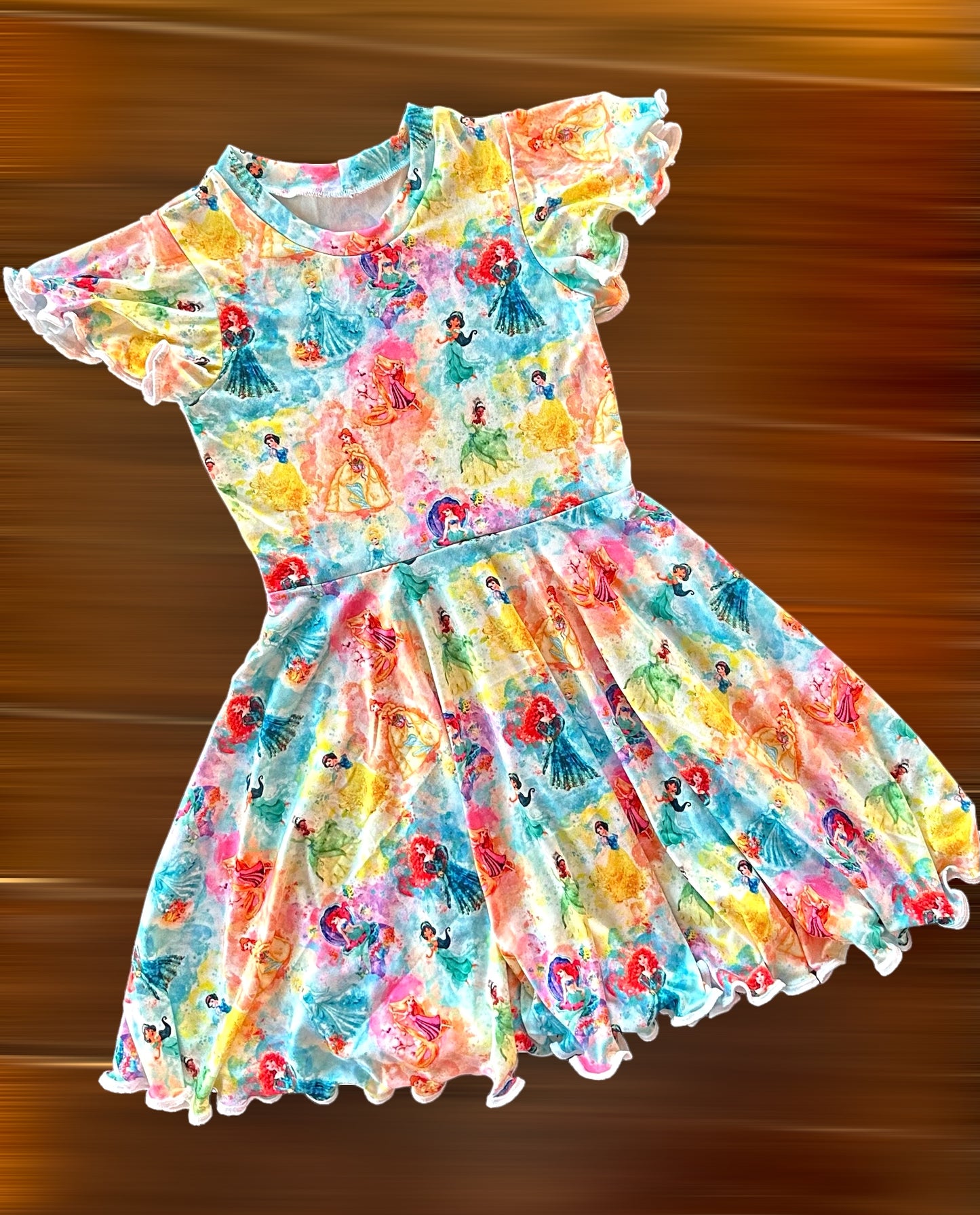 Princess Peplum Dress Size 8y