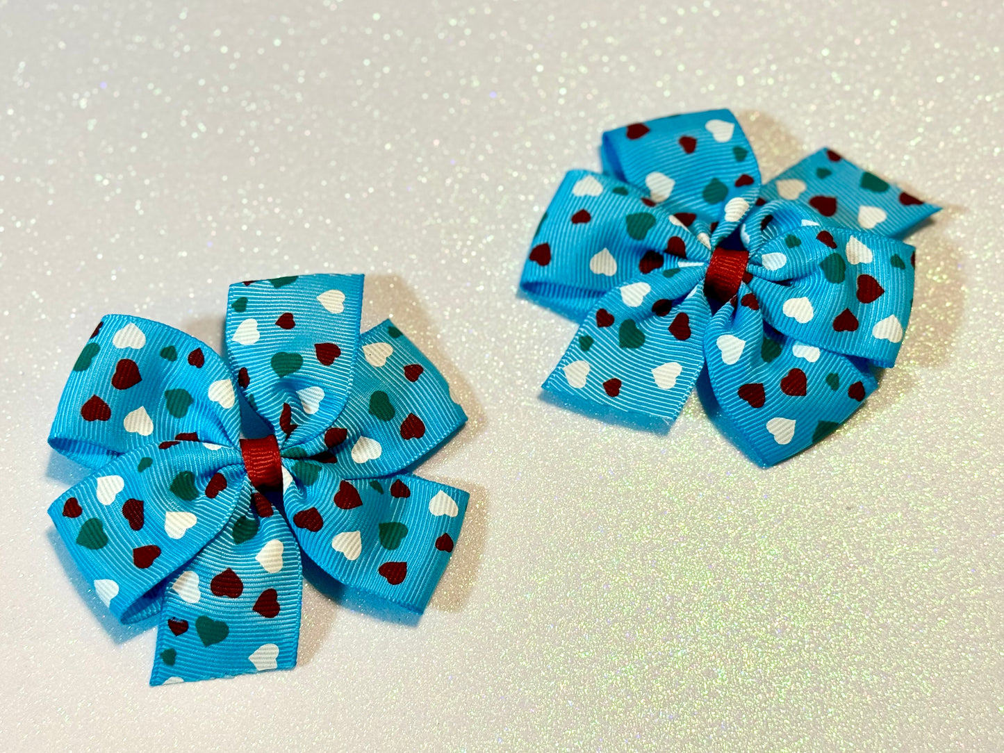 Blue Piggy Bows