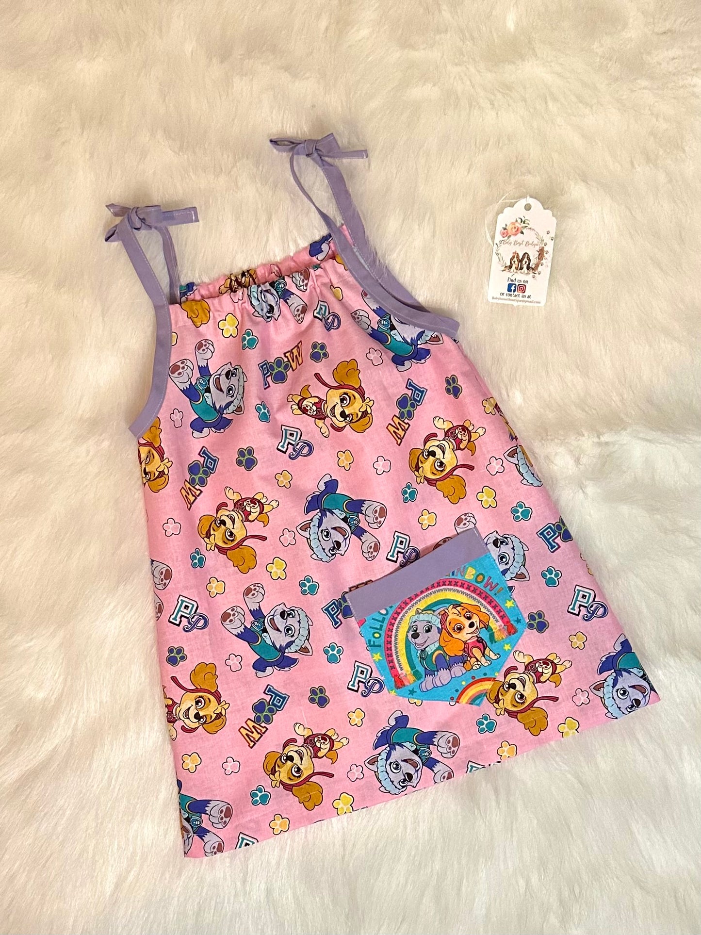 Puppy Friends Tie Dress Size 2T/3T