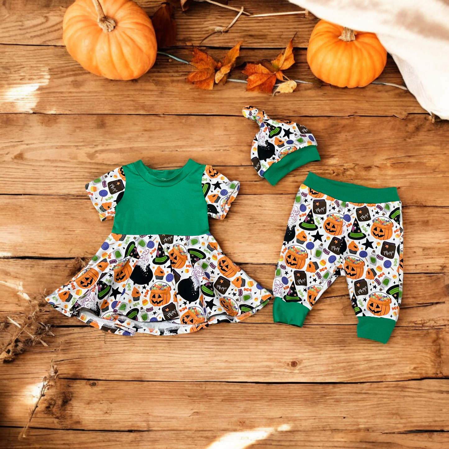 Trick or Treat Baby Hat and Pants Set Size 0/3m