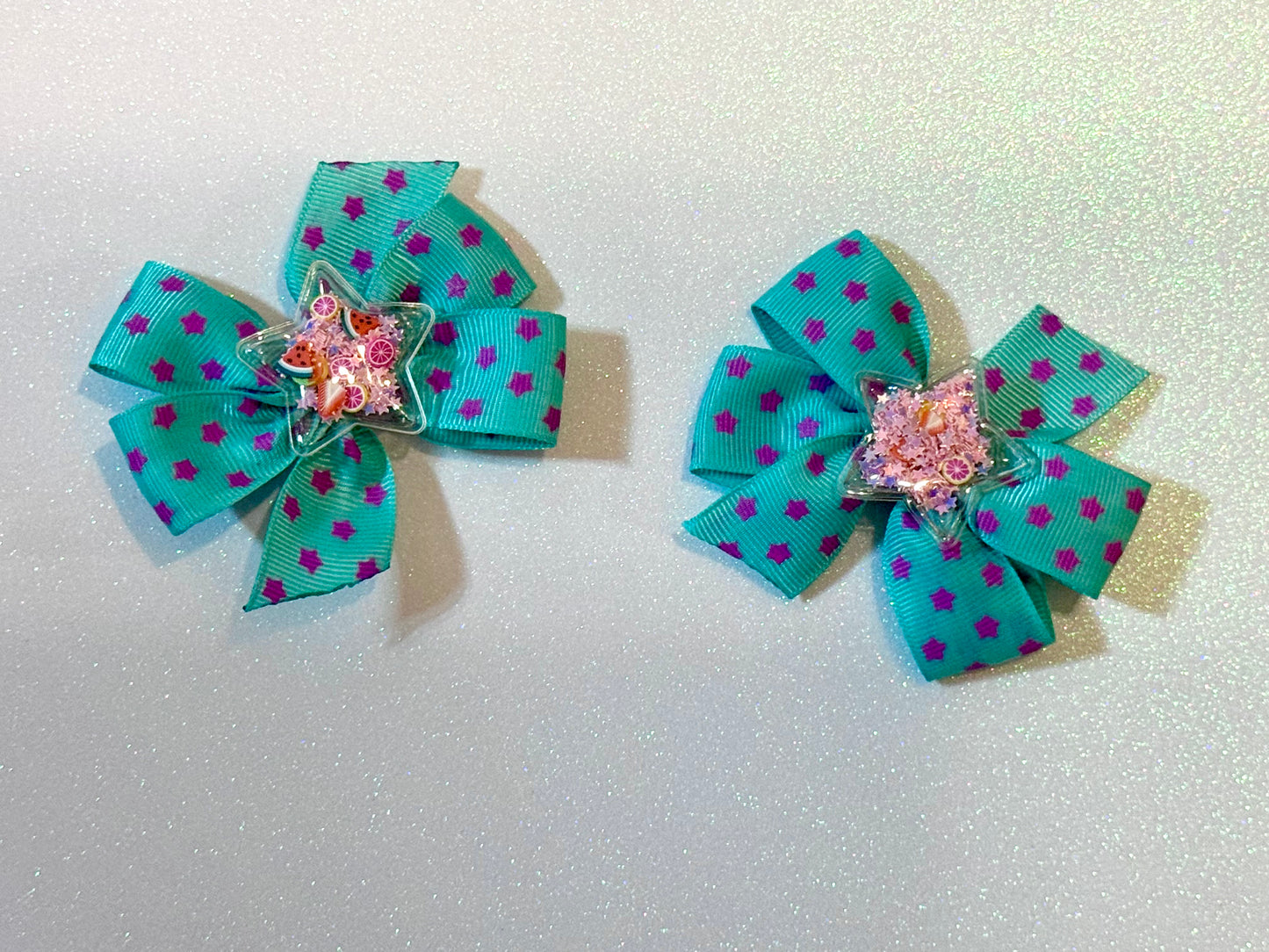 Star shaker charm Piggy Bows