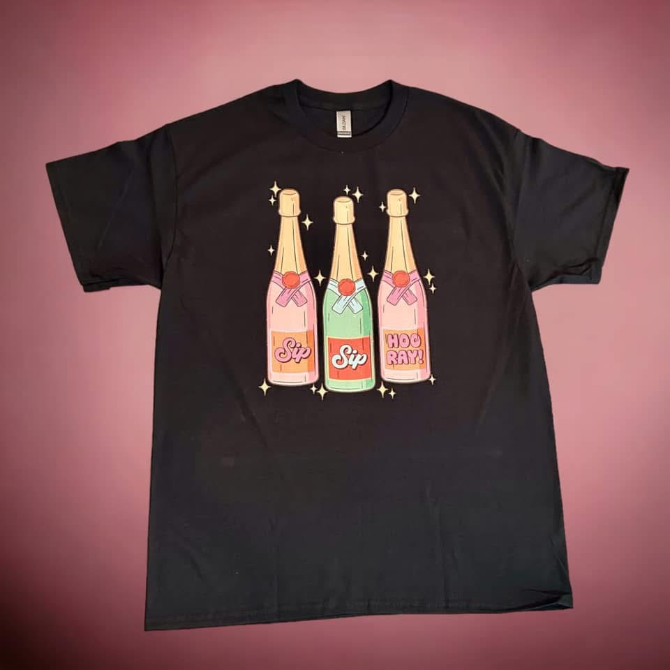 Sip Sip Adult T-Shirt