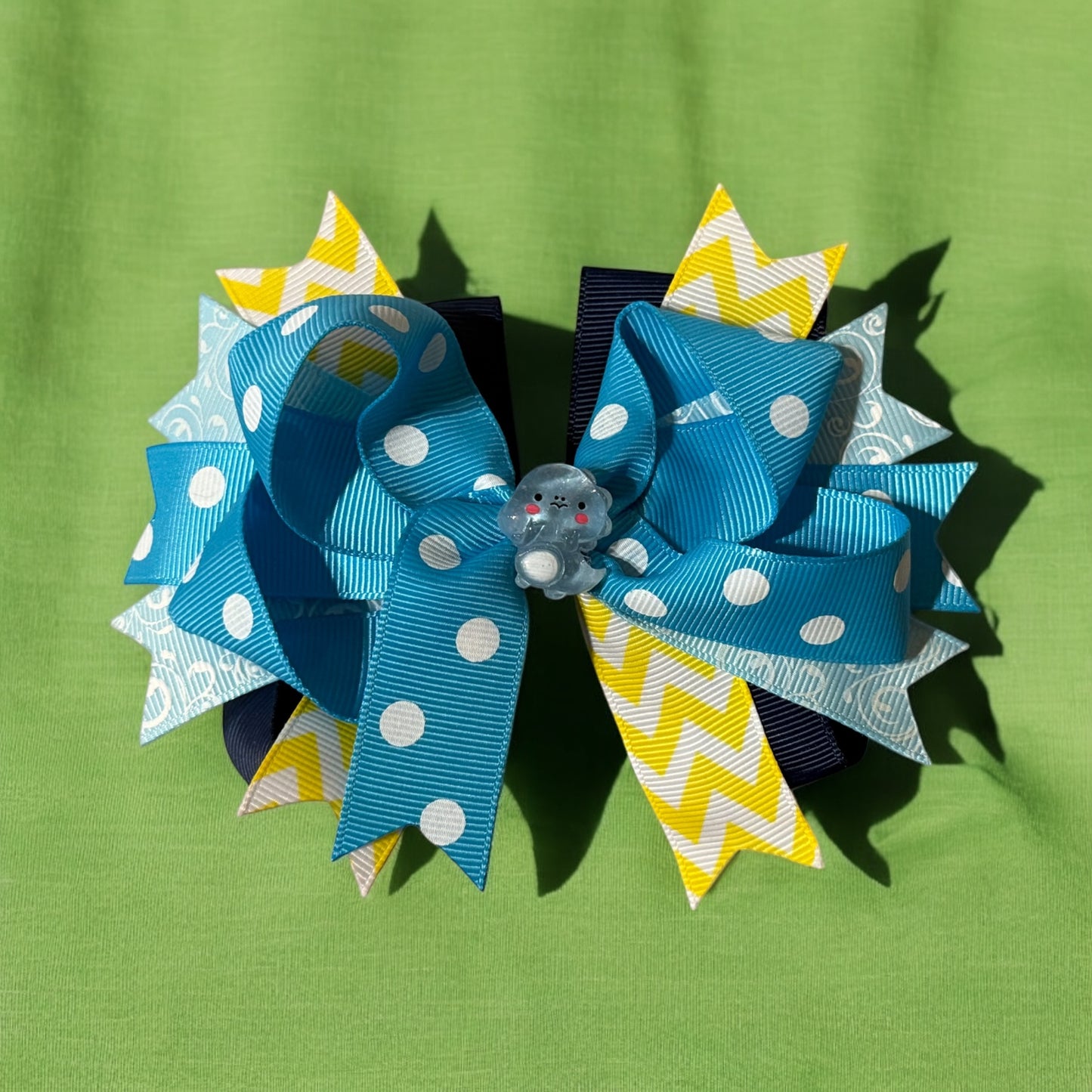 Dino Jumbo Ribbon Bow