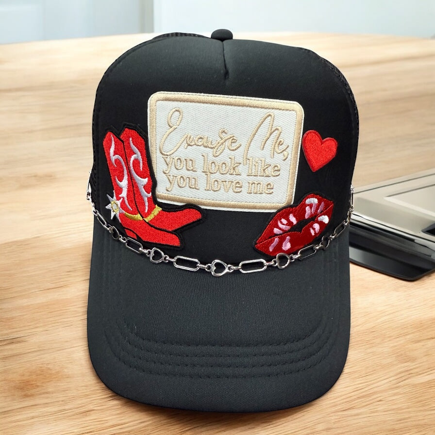 Excuse me Patch Trucker Cap