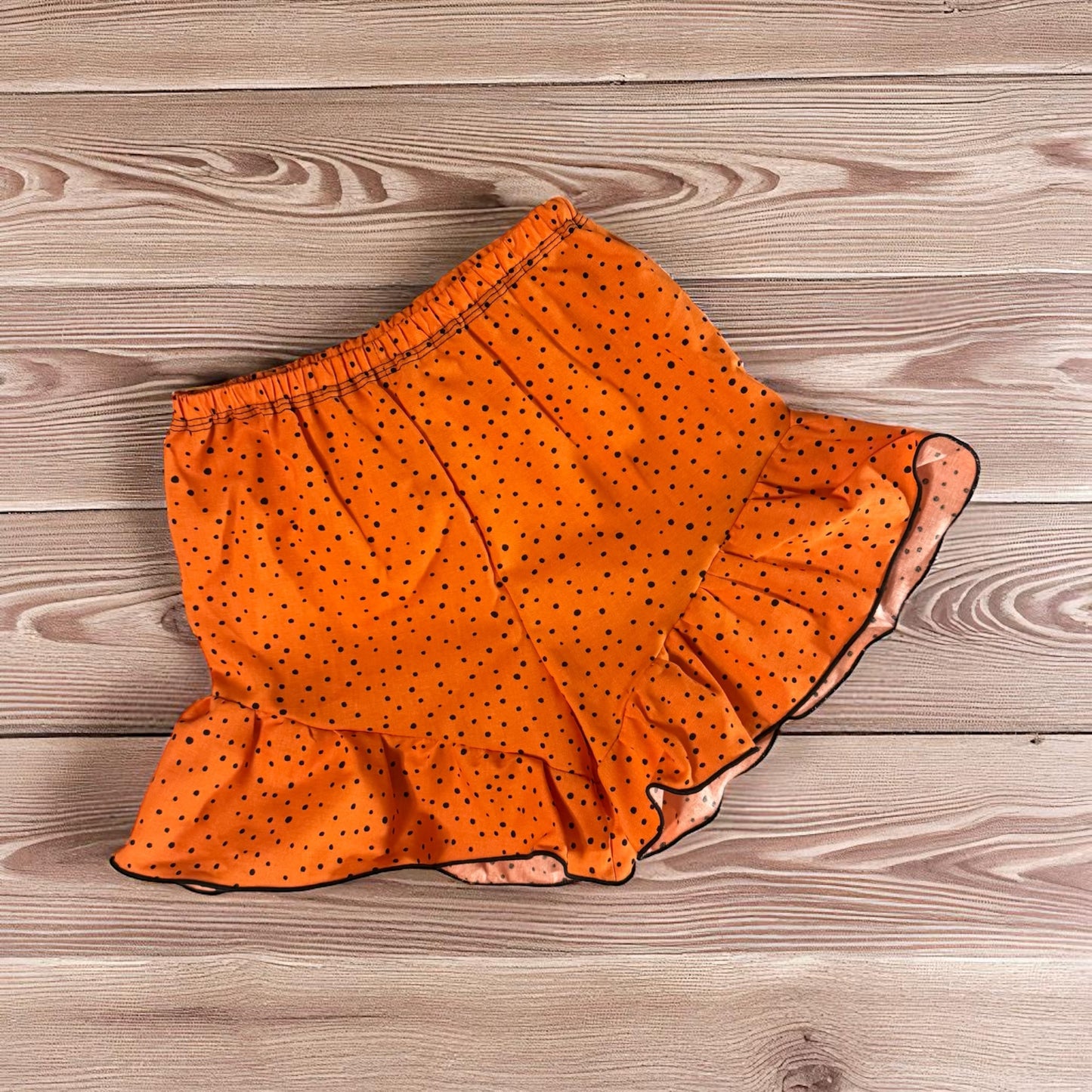 Ruffle shorts orange 4/5