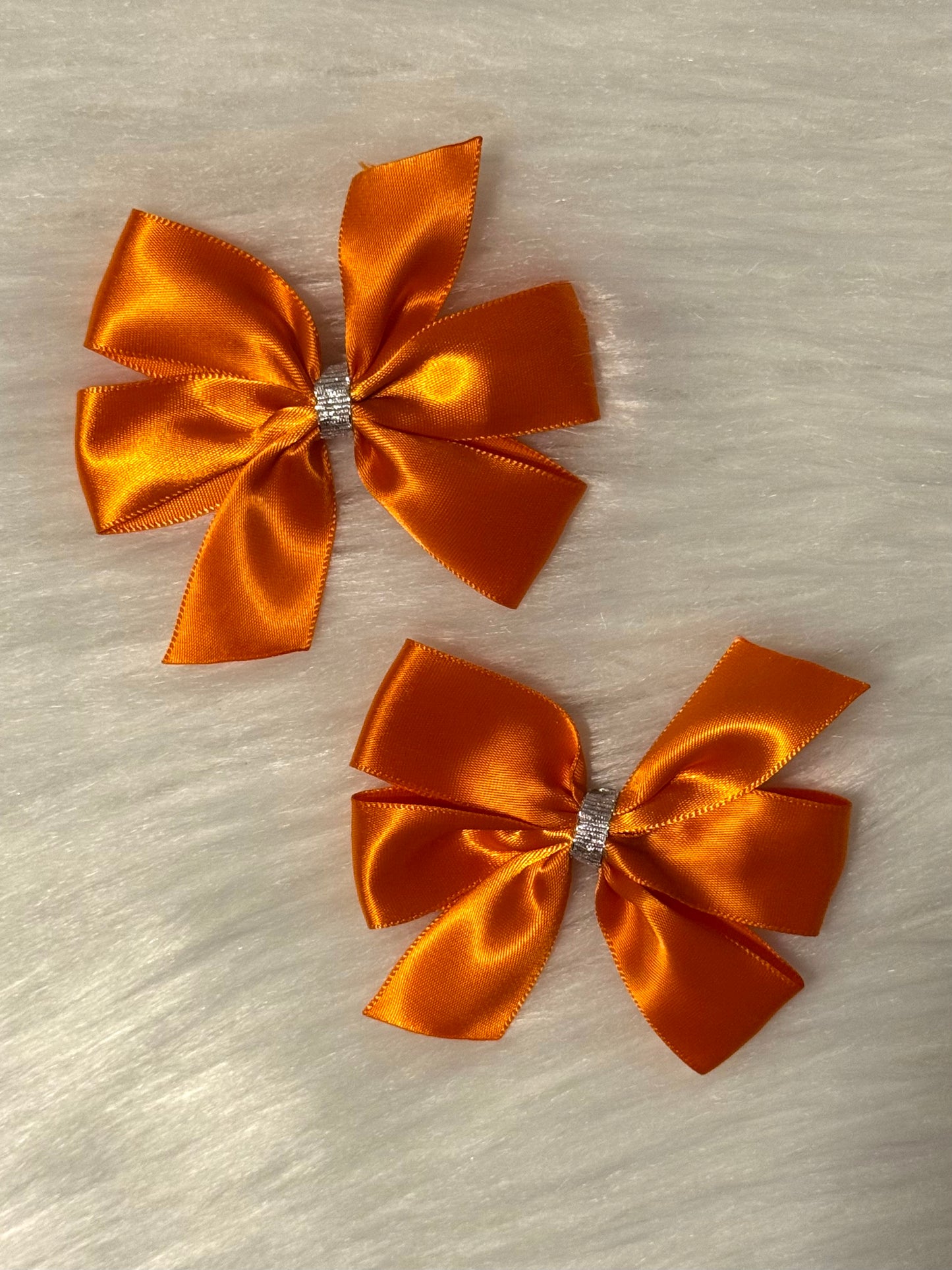 Orange Piggy Bows