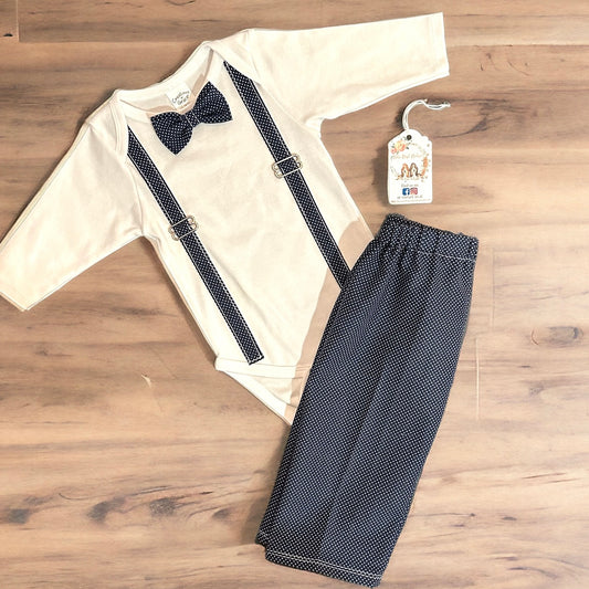 Onesie Bow tie Pants Set Size 12/18m