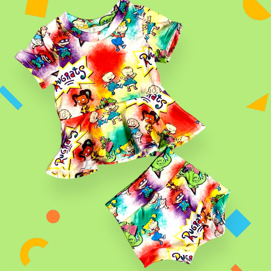 peplum bunnies set Size 3/6m