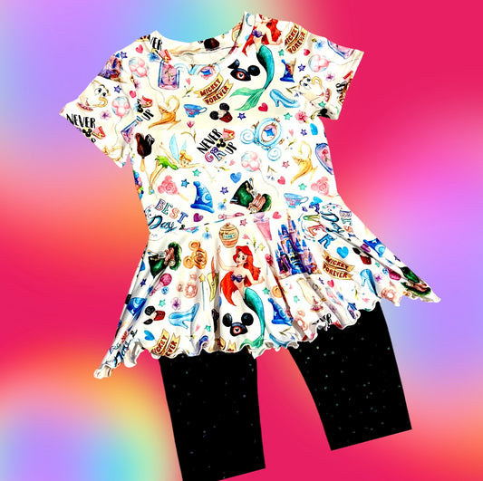Magical Peplum Top Size 8/9y (top only)