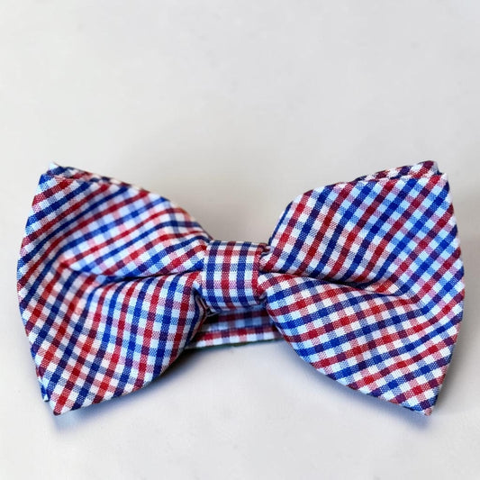 Red white and blue Bow tie