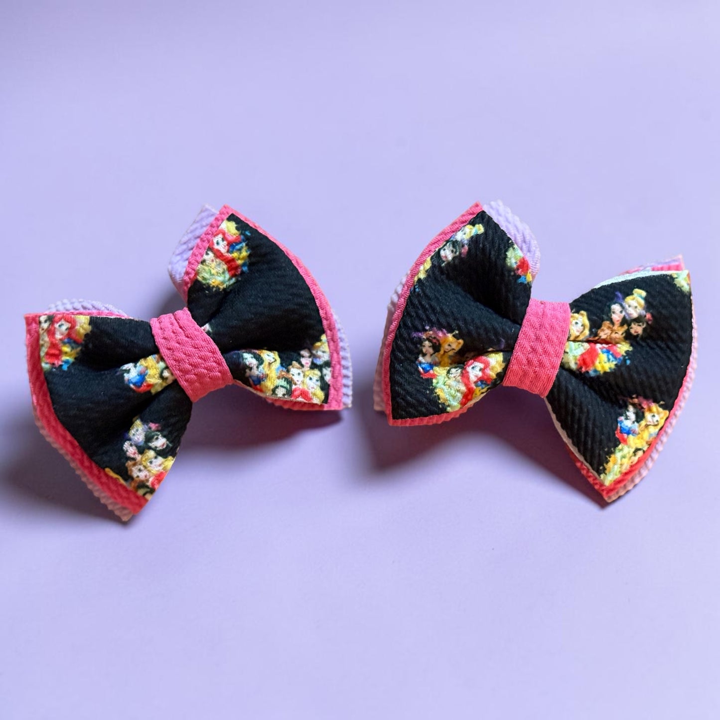 Princess Piggie Clip bows