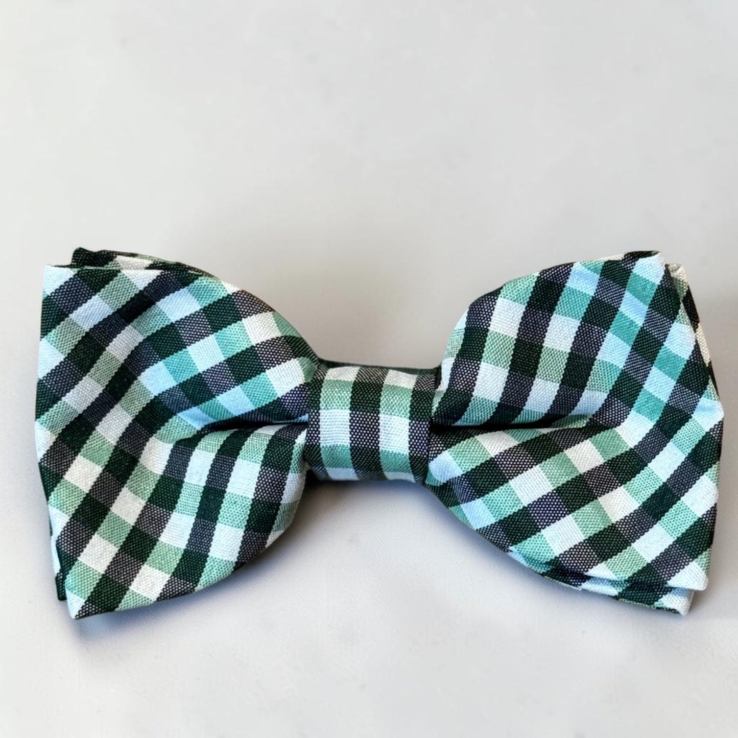 Green and black Bow tie