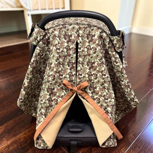 Handmade Camo Car Seat Cover