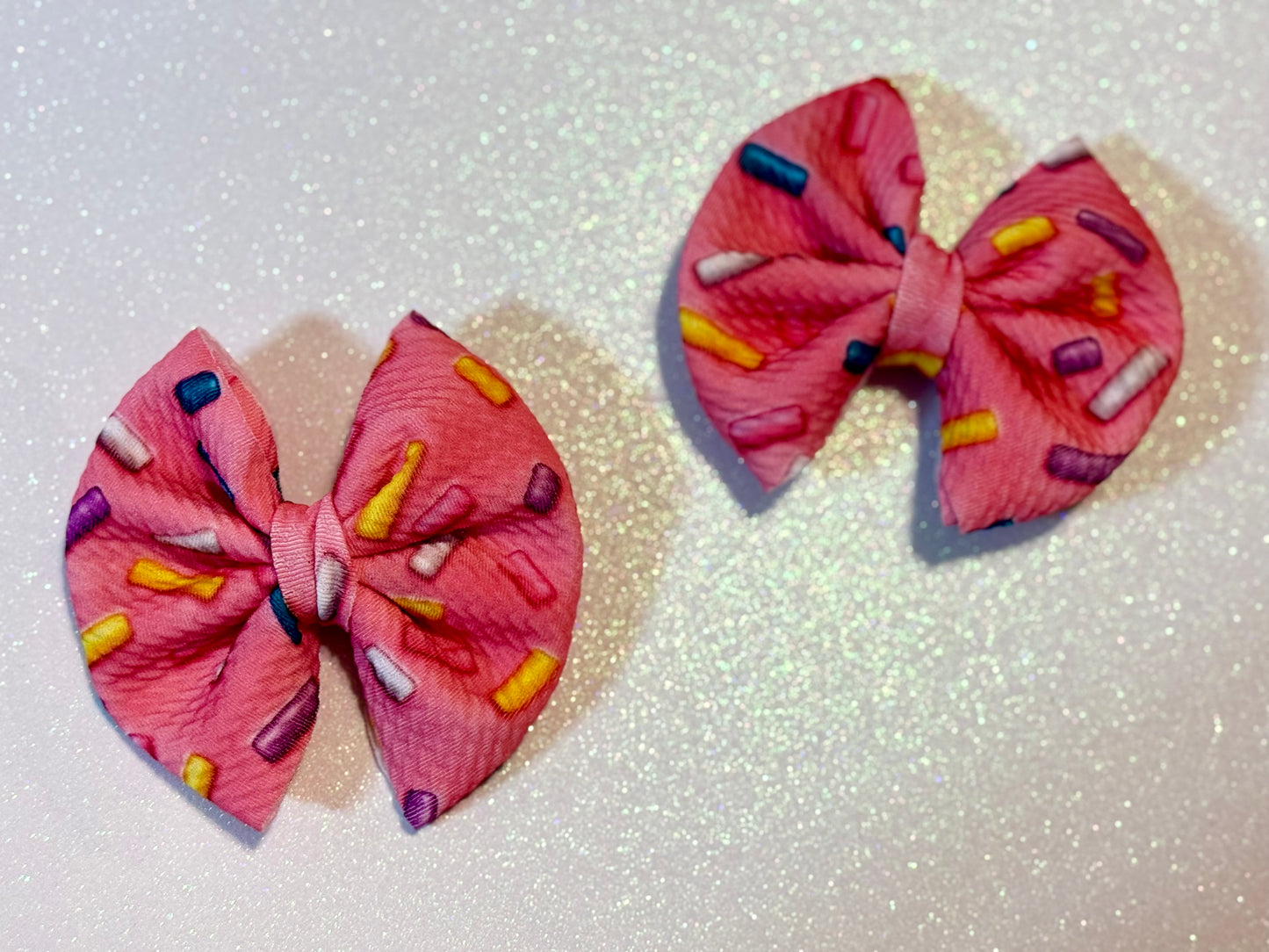 Sprinkle Piggie Clip bows