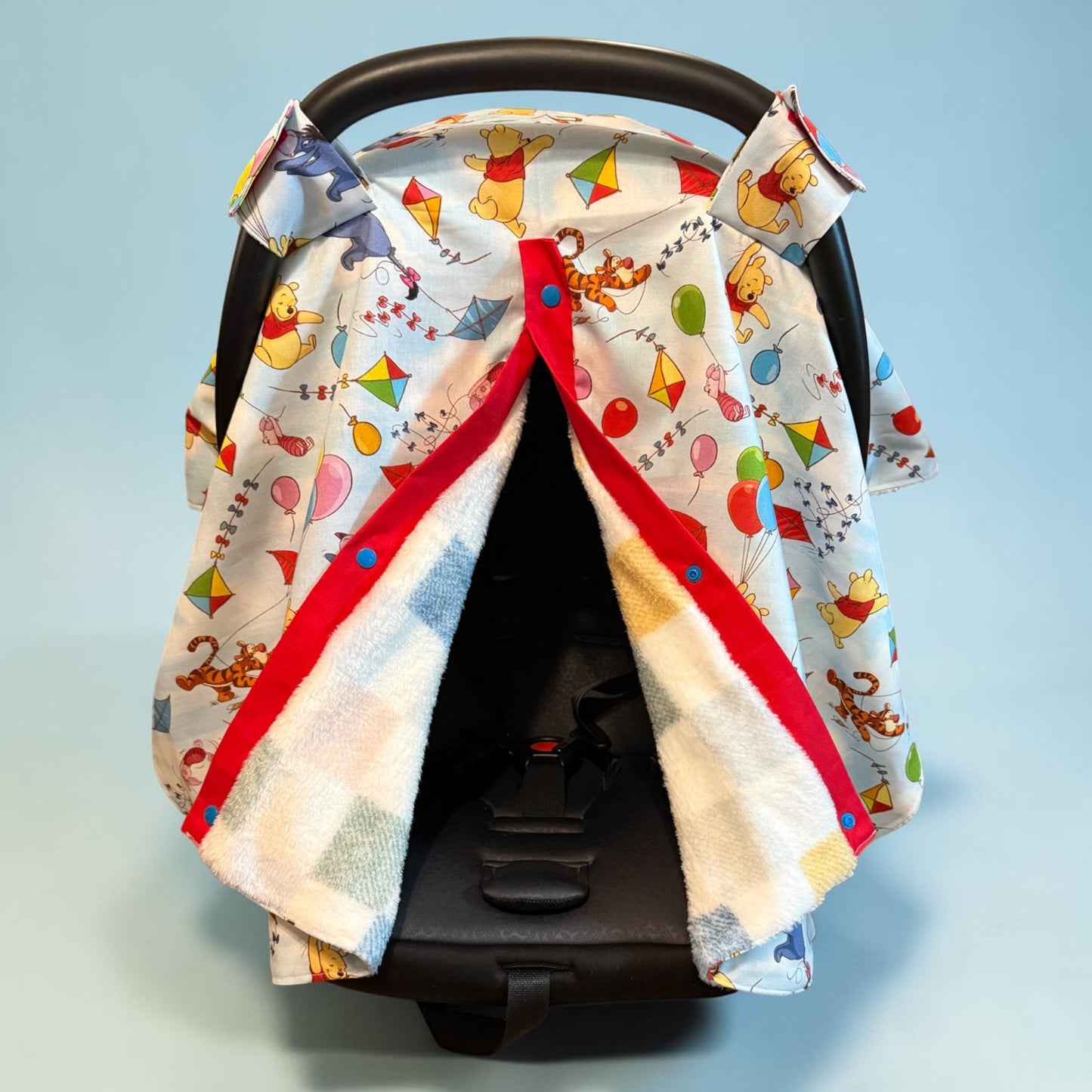Handmade Bear and Friends Car Seat Cover