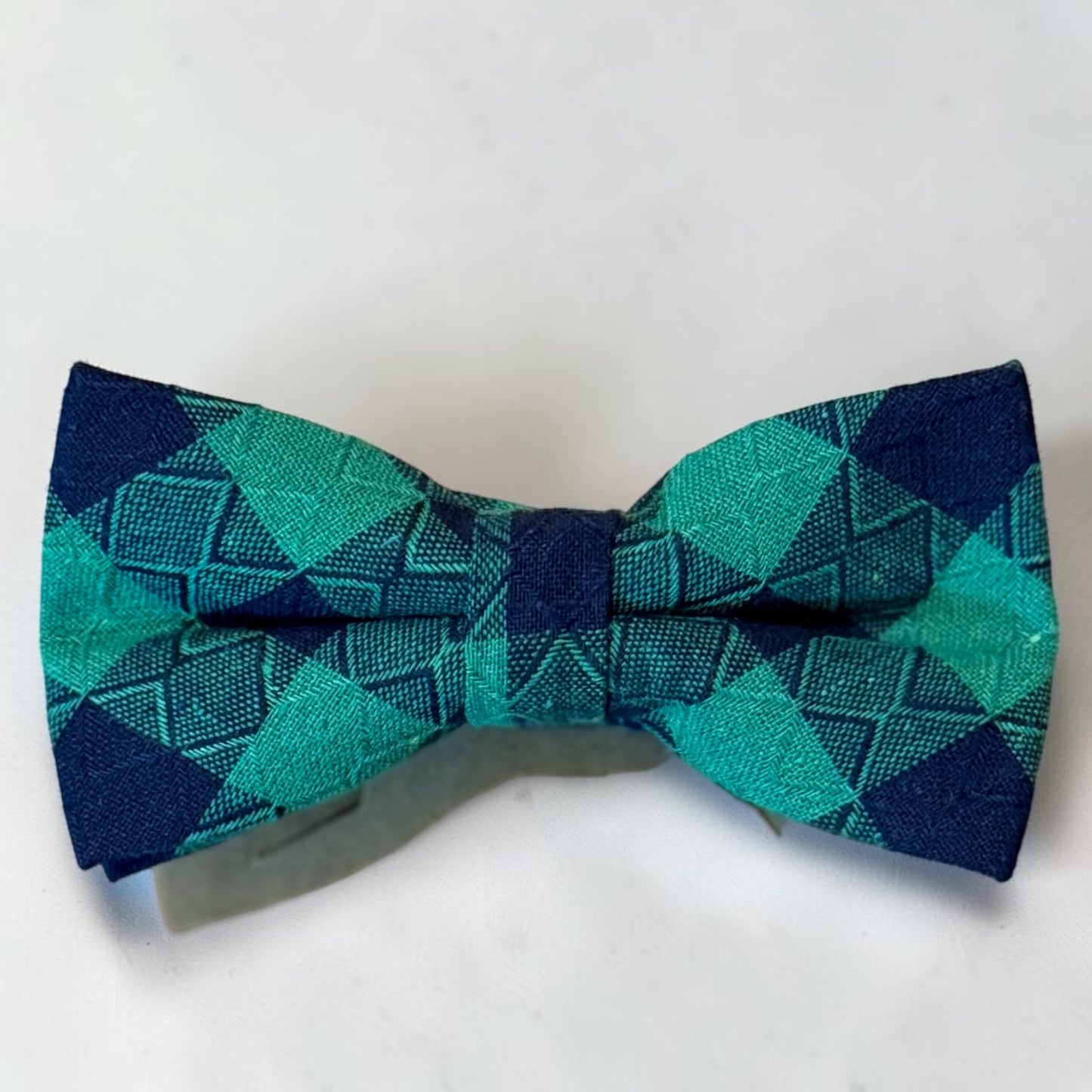 Green and Navy Bow tie