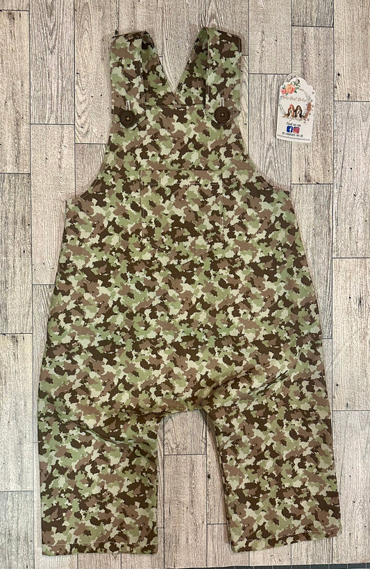 Camo Overalls Size 9/12m