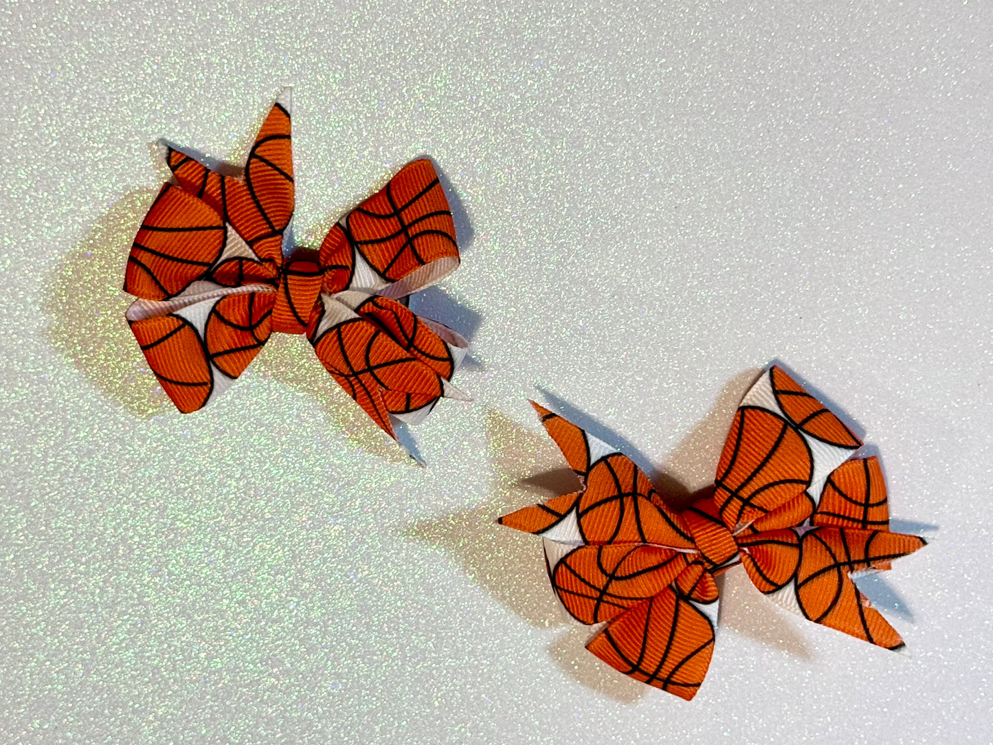 Basketball Piggy Bows