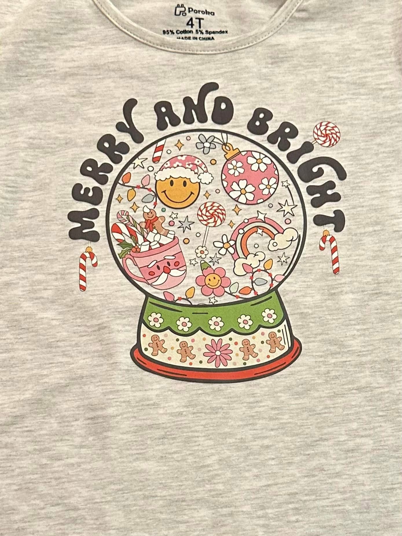 Merry and Bright Childens T-Shirt 4T