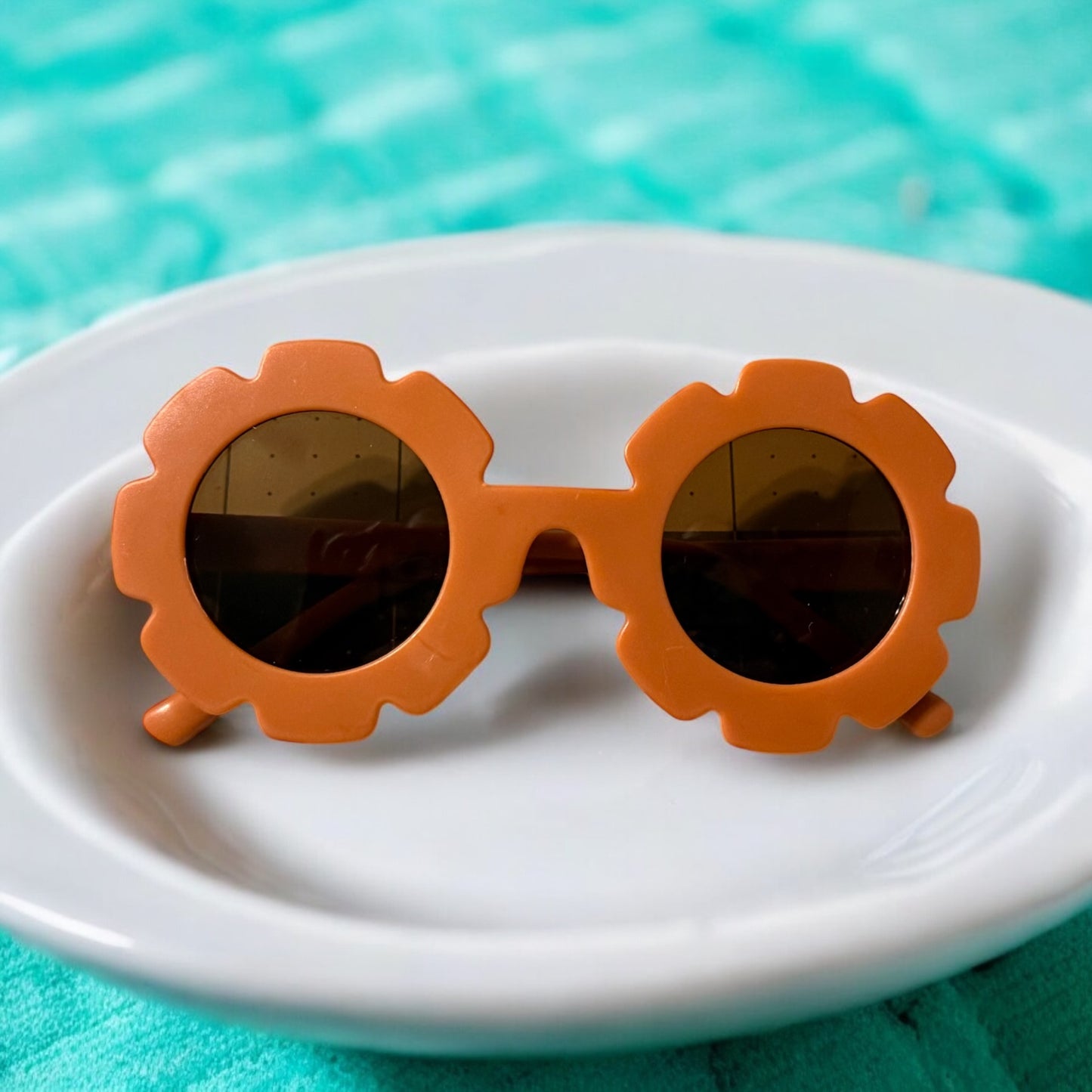 Brown Flower Children’s Sunglasses