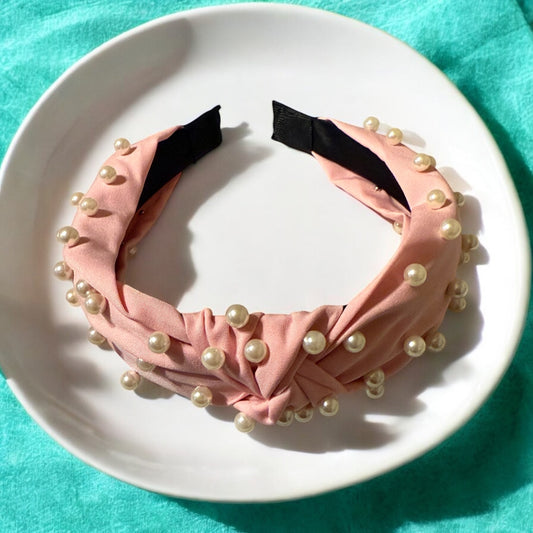 Blush Pink Pearl Headband