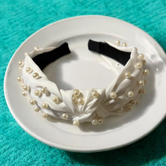 White Pearl Headband