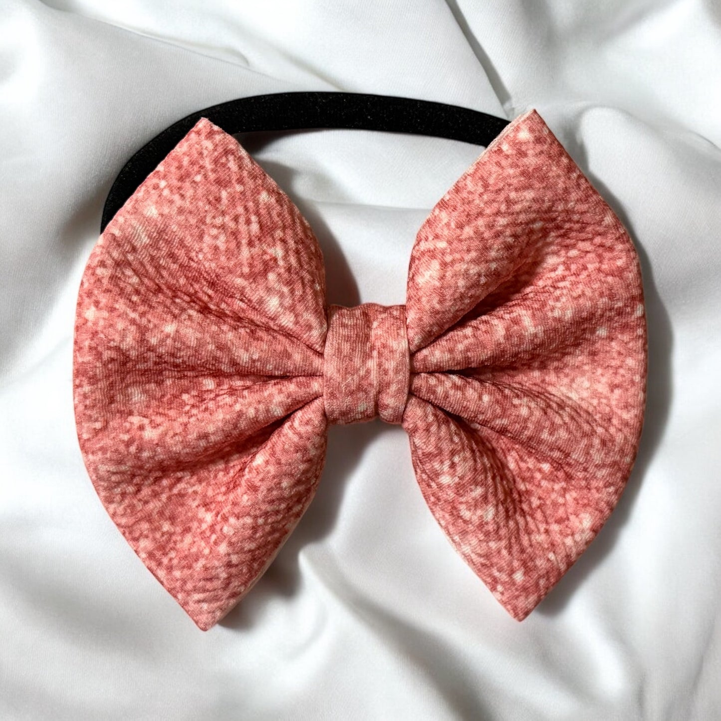 Pink Liverpool Fabric Bow
