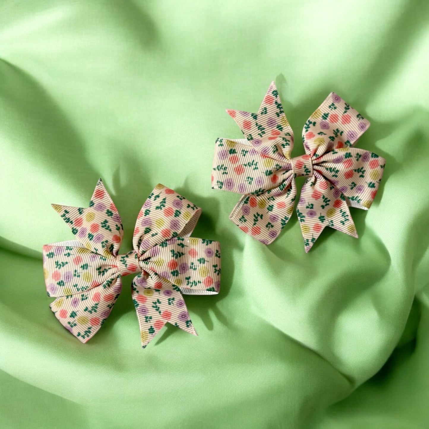 Floral Piggy Bows