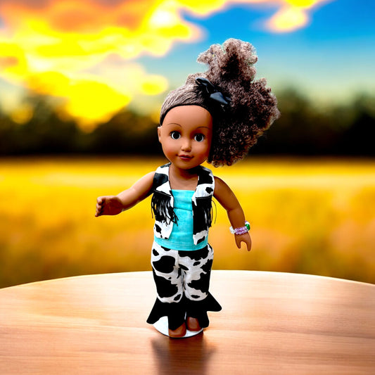 Cowprint Doll