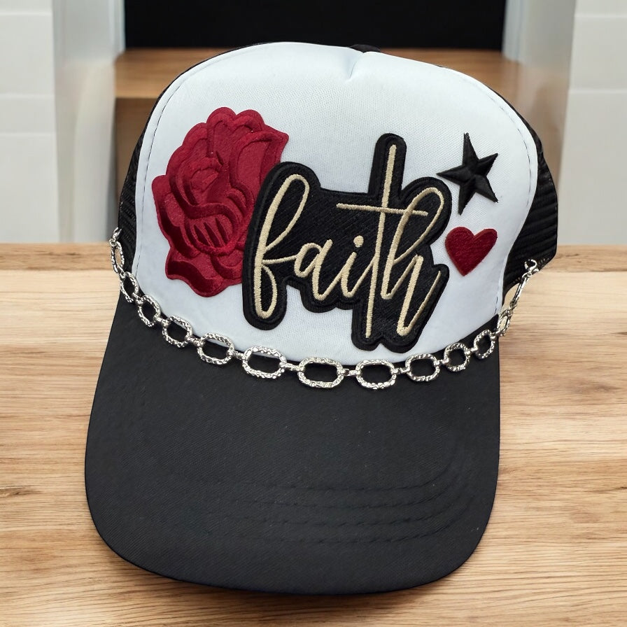 Faith Patch Trucker Cap