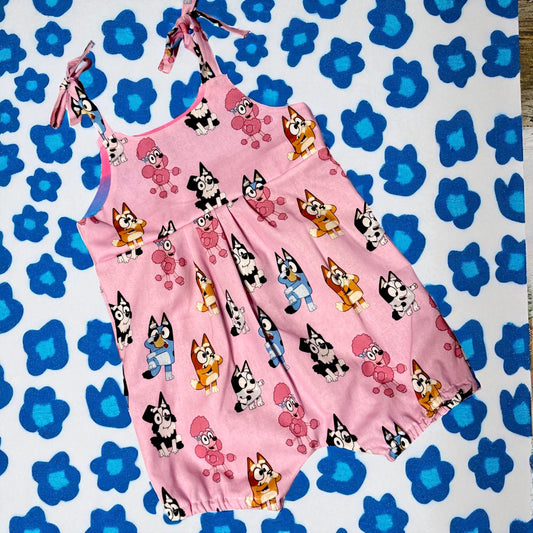 Puppy Friends Tie Romper size 18/24m