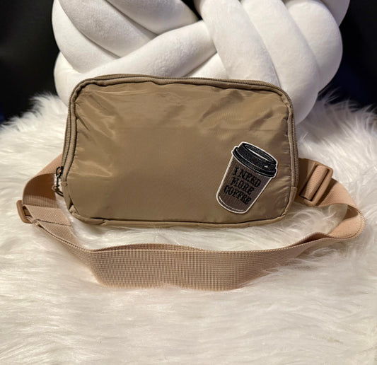 Coffee Patch Crossbody/Fanny Pack
