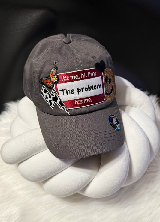 The problem Patch Ponytail Ball Cap