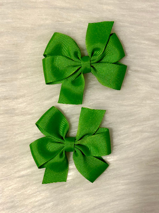 Green Piggy Bows